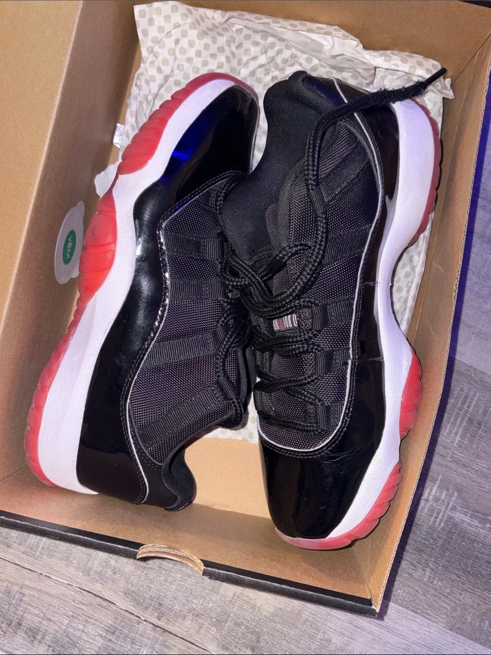 Jordan Kids Black, White & Red Low-Top Basketball Sneakers